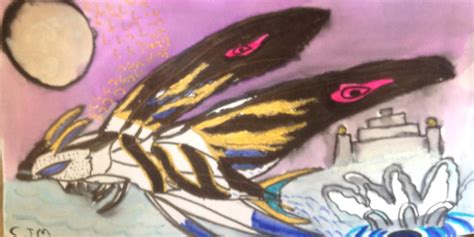 Aqua Mothra by ChrisM199 on DeviantArt