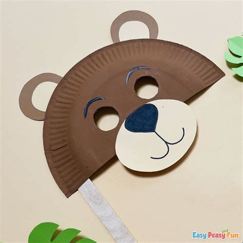 How to Make Paper Plate Masks - Easy Peasy and Fun