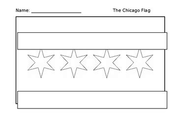 Chicago Flag Outline by Leigh Bertucci | TPT