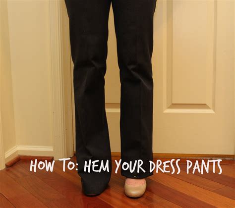 From Woo to You: DIY: How to Hem Your Dress Pants