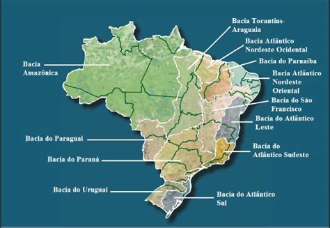 Hidrografia do Brasil - Toda Matéria