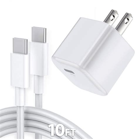 For iPhone 15 models 20W USB-C Super Fast Wall Charger Adapter Plug ...