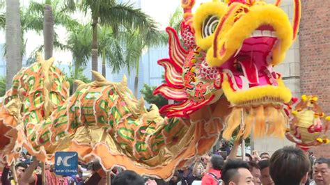 Hong Kong 7th Dragon and Lion Dance Festival hit on the New Year’s Day - YouTube