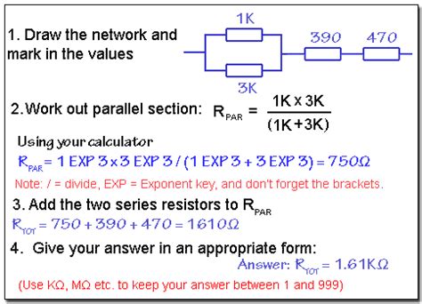 Series and Parallel Resistors