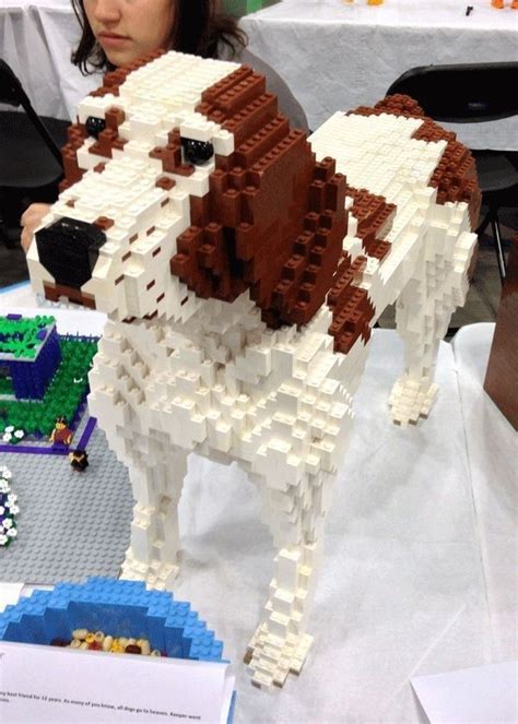 Lego Dog | Amazing lego creations, Lego dog, Lego sculptures