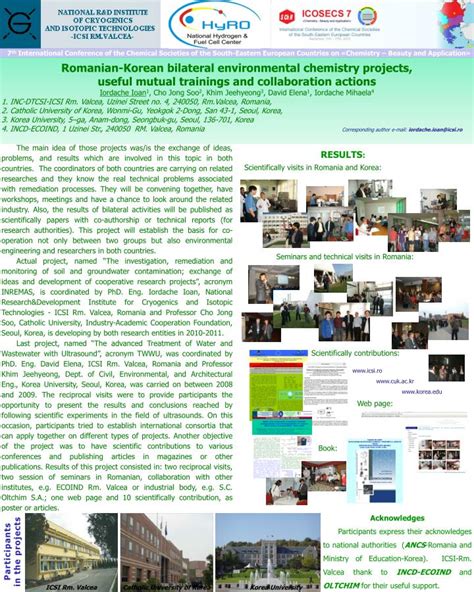 PPT - Romanian-Korean bilateral environmental chemistry projects ...