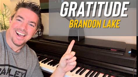 Gratitude | Brandon Lake | 4 Chord Piano Lesson - YouTube