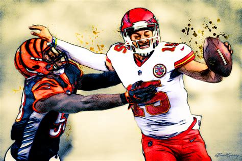 Patrick Mahomes Cartoon Image