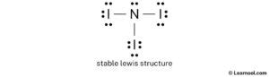 NI3 Lewis structure - Learnool