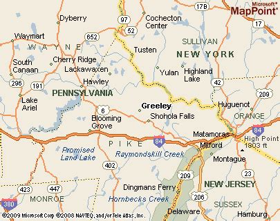 Where is Greeley, Pennsylvania? see area map & more