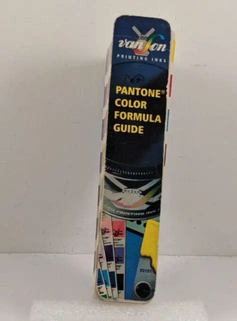 PANTONE COLOR FORMULA Guide V2121 Wheel Fan Deck Fandeck 2000-2001 Van Son Ink $99.96 - PicClick