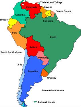 Map Of North America Spanish Speaking Countries - Grayce Gerhardine