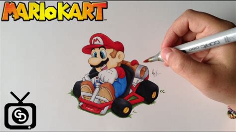 How To Draw Mario Kart Characters - Treatbeyond2