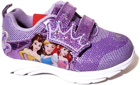 Disney Princess Lighted Athletic Sneaker, Size 6 Purple: Amazon.co.uk: Shoes & Bags