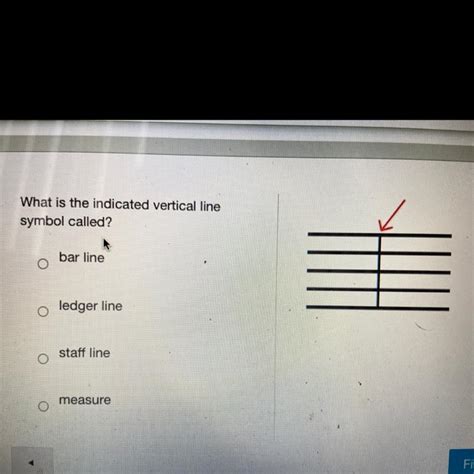 what is the indicated vertical line symbol called? - brainly.com