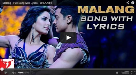 Malang - Full Song with Lyrics - DHOOM 3 | AfghanVines