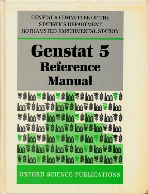 Amazon.com: Genstat 5 Reference Manual: 9780198522126: Payne, R.W.: Books