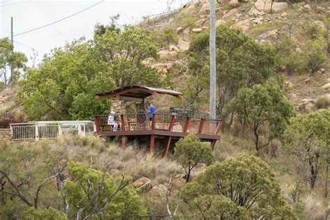 Castle Hill Lookout Townsville Editorial Image - Image of children ...