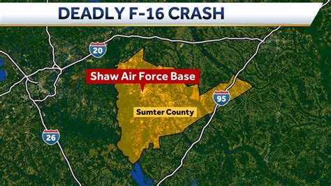 Military: Pilot dead after F-16 crashes at Shaw Air Force Base in South ...