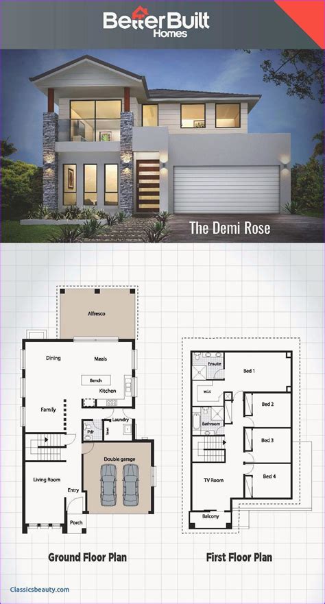 Small Modern Beach House Floor Plans - img-paraquat