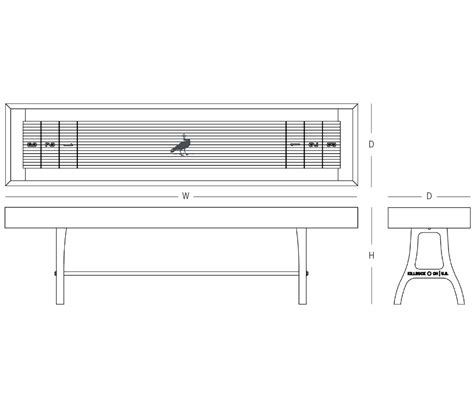 Dimensions_Shuffleboard Table@2x | Crow Works