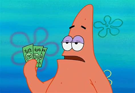 Patrick 3 dollars Blank Template - Imgflip