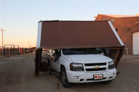 Storm Destroys Buildings At Zoo