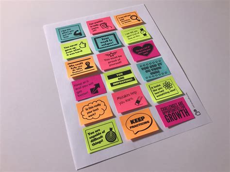 Print Custom Sticky Notes with Google Slides — Learning in Hand with ...