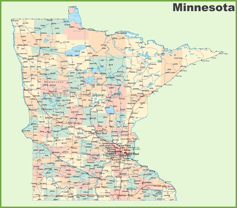 minnesota map