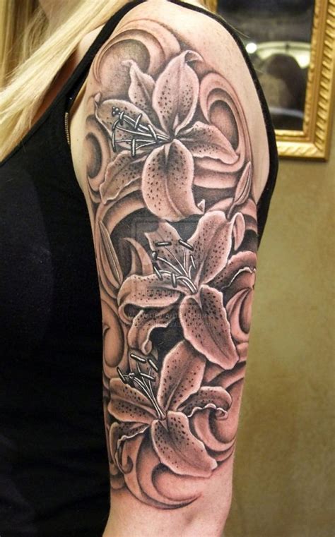 Lily Flower Tattoo Design Ideas - The Xerxes