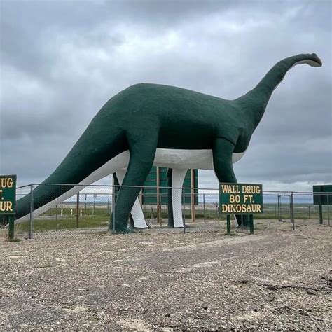 Wall Drug 80ft Dinosaur in Wall, SD (18 Photos)