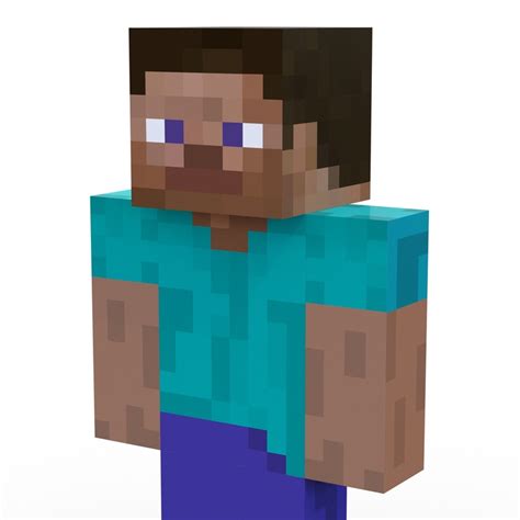 3d max minecraft steve