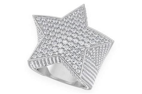 Icebox - Super Star Diamond Ring 14k Solid Gold 7.25ctw