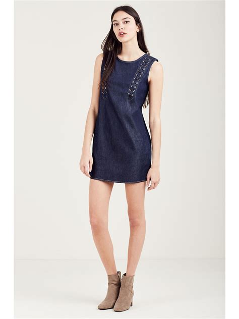 LACE UP WOMENS DRESS - True Religion