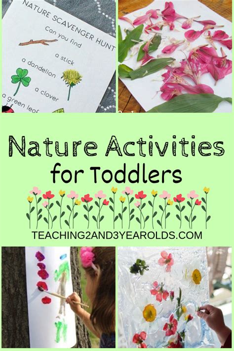 15 Nature Activities for Toddlers