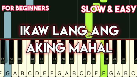 VST & COMPANY - IKAW LANG ANG AKING MAHAL | SLOW & EASY PIANO TUTORIAL ...