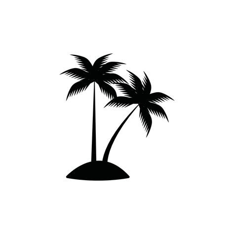 coconut tree icon vector illustration 5205925 Vector Art at Vecteezy