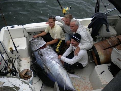 Cape Cod Tuna Fishing from a Small Boat