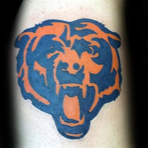 50 Chicago Bears Tattoos For Men - NFL Football Ink Ideas