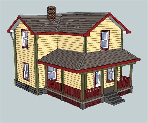 Free STL file HO Scale Modern House 159・Model to download and 3D print ...