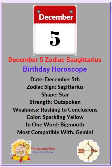 What Zodiac Sign December 5 - Sagittarius Personality