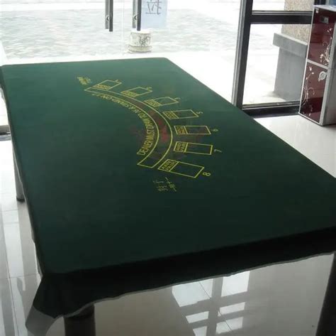 WP 006 Professional Water Resistant Poker Table Cloth, Casino Layout ...