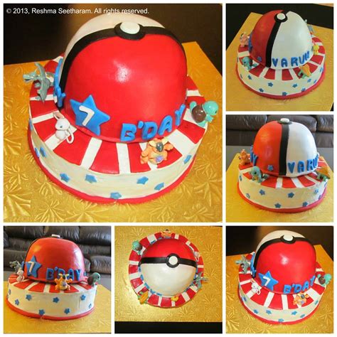 Pokemon ball cake