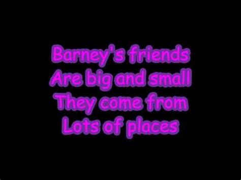 Barney Song Backwards The Lyrics - VidoEmo - Emotional Video Unity