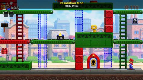 Resolution Mod [Mario vs Donkey Kong (Switch)] [Mods]