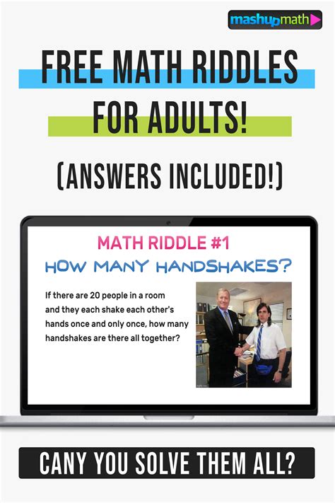 10 Free Math Riddles for Adults — Mashup Math