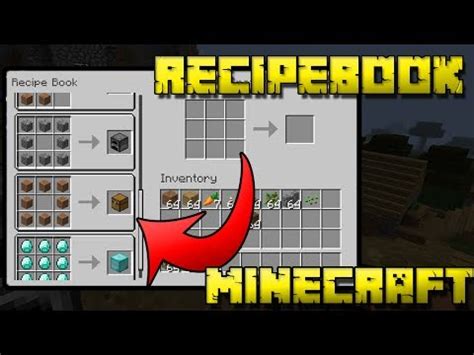 How To Get RECIPE BOOK In Minecraft 1.1 ?! RECIPE BOOK In MINECRAFT PE ...