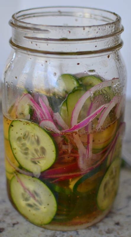 Marinated Cucumbers and Red Onions | Small Town Woman