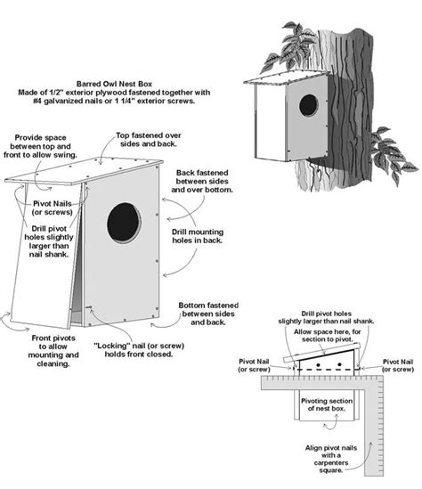 Barn Owl Nest Box Design - barn plans with living space