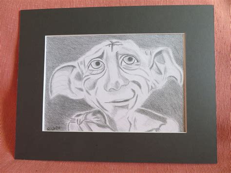 Dobby A Pencil Sketch Print of This Adorable Character Comes - Etsy